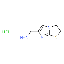 (2,3-Dihydroimidazo[2,1-b][1,3]thiazol-6-ylmethyl)amine dihydrochloride Structure