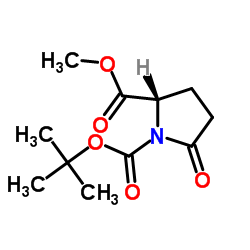 Boc-L-焦谷氨酸甲酯结构式