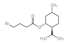 (1R,2S,5R)-2-ISOPROPYL-5-METHYLCYCLOHEXYL 4-BROMOBUTANOATE structure