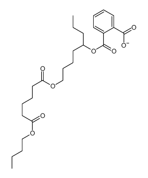 2-[8-(6-butoxy-6-oxohexanoyl)oxyoctan-4-yloxycarbonyl]benzoate Structure