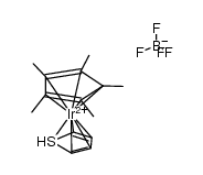 ((η-C5Me5)Ir(thiophene))(BF4)2 Structure