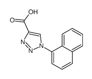 1-naphthalen-1-yltriazole-4-carboxylic acid structure