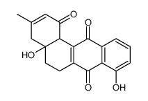 (4aS,12bR)-4a,8-dihydroxy-3-methyl-4,5,6,12b-tetrahydrobenzo[a]anthracene-1,7,12-trione Structure