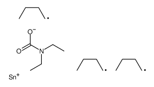 tributylstannyl N,N-diethylcarbamate Structure