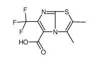 2,3-dimethyl-6-(trifluoromethyl)imidazo[2,1-b][1,3]thiazole-5-carboxylic acid Structure