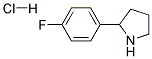 2-(4-FLUOROPHENYL)PYRROLIDINE HYDROCHLORIDE Structure