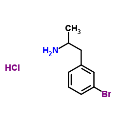 1-(3-bromophenyl)propan-2-amine hydrochloride Structure