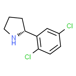 (R)-2-(2,5-Dichlorophenyl)pyrrolidine structure