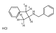 N-benzyl-1,1,1,2,3,3-hexadeuterio-3-phenylpropan-2-amine,hydrochloride结构式