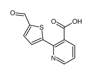 2-(5-formylthiophen-2-yl)pyridine-3-carboxylic acid Structure