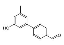 4-(3-hydroxy-5-methylphenyl)benzaldehyde Structure