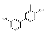 4-(3-aminophenyl)-2-methylphenol Structure