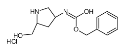 (2S,4S)-2-Hydroxymethyl-4-Cbz-aminopyrrolidine hydrochloride picture