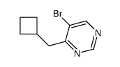 5-Bromo-4-(cyclobutylmethyl)pyrimidine Structure