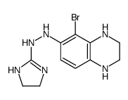 1-(5-bromo-1,2,3,4-tetrahydroquinoxalin-6-yl)-2-(4,5-dihydro-1H-imidazol-2-yl)hydrazine Structure