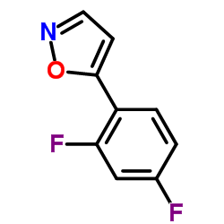 5-(2,4-DIFLUOROPHENYL)ISOXAZOLE Structure