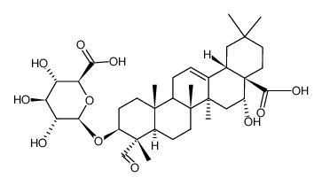 beta-d-Glucopyranosiduronic acid, (3beta,4alpha,16alpha)-17-carboxy-16-hydroxy-23-oxo-28-norolean-12-en-3-yl图片