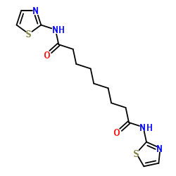 N,N'-Di(1,3-thiazol-2-yl)nonanediamide结构式