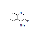 2-Fluoro-1-(2-methoxyphenyl)ethanamine Structure