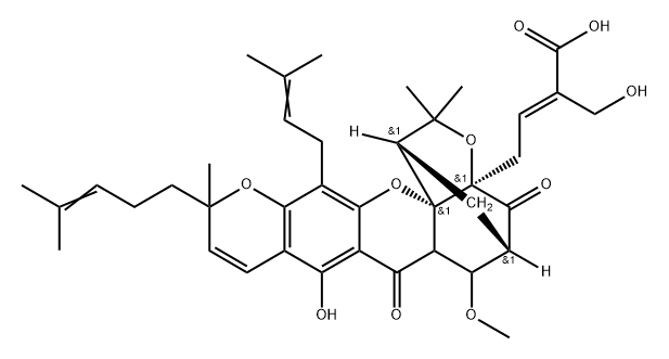 Gambogic acid A结构式