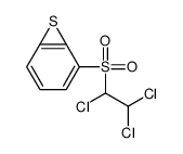 Benzenethiosulfonic acid S-(trichlorovinyl) ester Structure