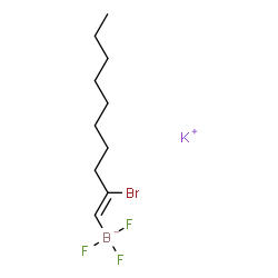 Potassium (Z)-2-bromodec-1-enyltrifluoroborate structure