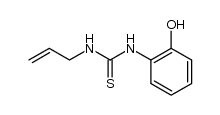 N-allyl-N'-(2-hydroxy-phenyl)-thiourea结构式