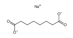 Octanedioic acid, disodium salt structure