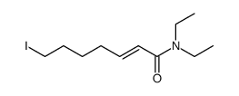 (E)-N,N-diethyl-7-iodohept-2-enamide结构式