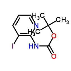 3-碘-2-吡啶基-氨基甲酸-1,1-二甲基乙酯图片