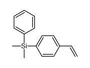 (4-ethenylphenyl)-dimethyl-phenylsilane Structure