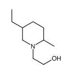 2-(5-ethyl-2-methylpiperidin-1-yl)ethanol structure