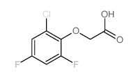 Acetic acid,2-(2-chloro-4,6-difluorophenoxy)- picture