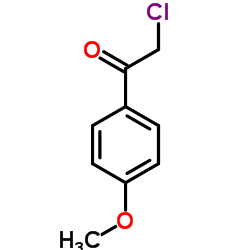 2-Chloro-1-(4-methoxyphenyl)ethanone Structure