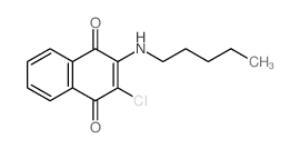 1,4-Naphthalenedione,2-chloro-3-(pentylamino)- picture