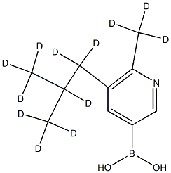 (6-(methyl-d3)-5-(2-(methyl-d3)propyl-1,1,2,3,3,3-d6)pyridin-3-yl)boronic acid picture