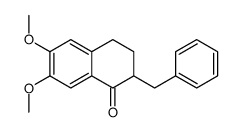 2-benzyl-6,7-dimethoxy-3,4-dihydro-2H-naphthalen-1-one Structure