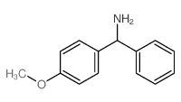 Benzenemethanamine,4-methoxy-a-phenyl- Structure