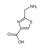 2-(Aminomethyl)-4-thiazolecarboxylic acid结构式