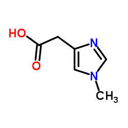 2-(1-Methyl-1H-imidazol-4-yl)acetic acid structure