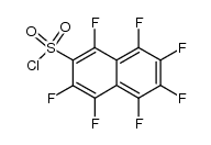 heptafluoro-2-naphtylsulfonyl chloride Structure