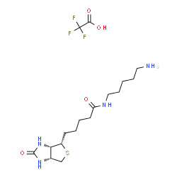 1H-Thieno[3,4-d]imidazole-4-pentanamide, N-(5-aminopentyl)hexahydro-2-oxo-, (3aS,4S,6aR)-, Mono(trifluoroacetate) picture