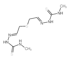 6-Thia-2,3,9,10,12-pentaazatrideca-3,8-dienethioamide,N-methyl-11-thioxo-结构式