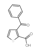 3-Benzoyl-2-thiophenecarboxylic acid Structure