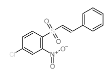 Sulfone,4-chloro-2-nitrophenyl styryl, (E)- (8CI)结构式