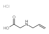 2-(prop-2-enylamino)acetic acid,hydrochloride structure