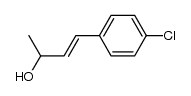 (3E)-4-(4-chlorophenyl)-3-buten-2-ol结构式