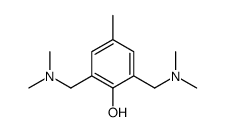 2,6-bis[(dimethylamino)methyl]-4-methylphenol结构式