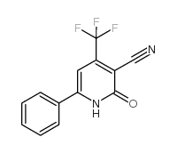 1,2-二氢-2-羰基-6-苯基-4-(三氟甲基)3-吡啶甲星空app结构式