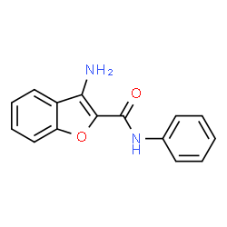 2-Benzofurancarboxamide,3-amino-N-phenyl-(9CI) Structure